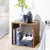 Wohnling Mensola a cubo in legno massiccio di sheesham 43,5 Anteprima dell’immagine prodotto 9