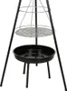 Griglia sospesa con fuoco 52 cm Acciaio nero con griglia Anteprima dell’immagine prodotto 10