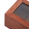 6 hodinek Dřevěné hodinky Watch Box Watch Case Vitrína Náhled obrázku produktu 5