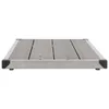 vidaXL Garten-Duschwanne WPC Edelstahl 110 x 62 cm Grau Produktbild-Vorschau 3