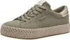 Tamaris Damen Plateau Sneaker Grün Voir les images du produit 8