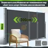 Izrielar Seitenmarkise 300 x 160 cm Ausziehbar Windschutz, Produktbild-Vorschau 2