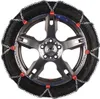 A snow chain is fitted to a car wheel. Náhľad obrázku produktu