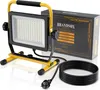 A Brandson LED work light with its packaging and power cord, presented on a white background. Produktbild-Vorschau