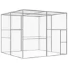 vidaXL Gabbia per gatti 3x3x2,5 m Acciaio zincato Anteprima dell’immagine prodotto 5