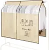 A clothes cover for a garment rack, showing garments inside. Produktbild-Vorschau