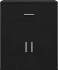 vidaXL Sideboard Schwarz Eichen-Optik 60 x 31 x 70 cm Produktbild-Vorschau 6