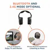 A diagram showing headphones with two different usage scenarios: one for watching TV and another for listening to music. Voir les images du produit