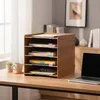 Relaxdays Briefablage, DIN A4, 5 Fächer, HBT: 29,5 x 25 x Produktbild-Vorschau 5
