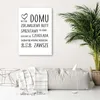 Leinwandbild in diesem haus typografie 40x60 cm Feeby grau Produktbild-Vorschau 2