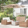 KOMFOTTEU parasol Ø 265 cm, uchylny parasol ogrodowy z Podgląd zdjęcia produktu 5