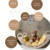 Montessori hojdačka s vankúšom (v žltej farbe), prírodná, Náhľad obrázku produktu 4