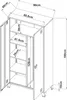 Armoire 'Hankasalmi' acier 180 x 90 x 40 cm blanc Voir les images du produit 5