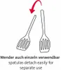 Westmark 2 Doppelwender und Grillzange »Duetto«, 27,5 cm, Produktbild-Vorschau 5