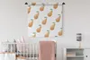 MuchoWow® Wandteppich Wandbehang Birnen - Aquarell - Weiß Produktbild-Vorschau 1