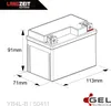LANGZEIT YB4L-B GEL Roller Batterie 12V 5Ah 110AEN Produktbild-Vorschau 5