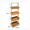 5five Simply Smart Regal Acacia, mit 4 Ebenen, Standregal, Anteprima dell’immagine prodotto 7