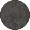 A close-up view of a dark gray fabric with a linen-like texture. Anteprima dell’immagine prodotto