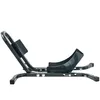 A black motorcycle front wheel stand is shown against a white background. Produktbild-Vorschau