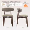 COLAMY 6er Set Esszimmerstühle, robust und elegant, im Produktbild-Vorschau 2