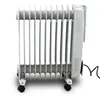 A white oil-filled radiator with 11 fins is shown against a white background. Podgląd zdjęcia produktu