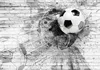 Vlies Fototapete Fussball 400x280 cm Tapeten Wandtapete XXL Produktbild-Vorschau 2