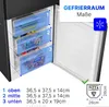Bomann Kühl-/Gefrierkombination KG 7353 Edelstahl-Optik Produktbild-Vorschau 19
