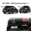 Fiat 3D nálepka náhradný diel logo čierna pre 500L Náhľad obrázku produktu 4