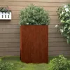 vidaXL Pflanzkübel 42x38x75 cm Cortenstahl Produktbild-Vorschau 2