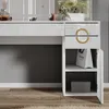 Schminktisch Vicco Adela Weiß 115 cm mit LED-Spiegel, Model Produktbild-Vorschau 5