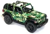 Jeep Wrangler Rubicon Modellauto ca.12,5 cm tarnfarbig grün Produktbild-Vorschau 1