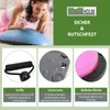 Balancetrainer Yoga Gymnastik Balance Half Ball pink Produktbild-Vorschau 5