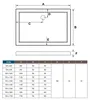 Duschspa 90x76x3cm Duschwanne Rechteck Duschtasse für Produktbild-Vorschau 4