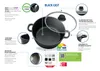 Set di pentole ELO Basic Black Cast in alluminio pressofuso Anteprima dell’immagine prodotto 2