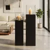 2x Windlichtsäule "Black" aus Metall schwarz & Glas, 75 + Produktbild-Vorschau 2