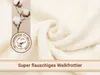 Baby-Kapuzenbadetuch, 100% Baumwolle, Natur Produktbild-Vorschau 2