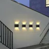 4x Solar Garten Lampe Wandlampe Solarlampe auf und ab Produktbild-Vorschau 1