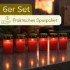 6er Grablichter LED Batteriebetrieben Set Grabkerzen für Produktbild-Vorschau 7
