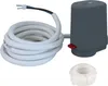A product shot of a thermostatic actuator and its accessories on a white background. Produktbild-Vorschau