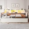 okwish Jugendbett 90x200 Eisenbett ohne Matratze,Schlafsofa Produktbild-Vorschau 2