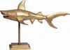 Deko Hai FineBuy 70 cm Aluminium Wohndeko Design Dekoration Produktbild-Vorschau 6