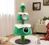 COSTWAY Arbre à chat pour Noël, adorable arbre de Noël pour Voir les images du produit 2