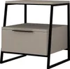 DECORTIE Pal Modern Nachttisch Mokka Grau Mehrzweck , 45 x Produktbild-Vorschau 3