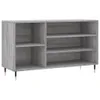 The Living Store Schuhregal Grau Sonoma 102x36x60 cm Produktbild-Vorschau 3
