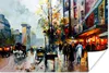 MuchoWow® Poster Gemälde - Stadt - Öl 60x40 cm - Produktbild-Vorschau 1