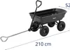 hillvert Gartenwagen - 300 kg - kippbar - 75 L Produktbild-Vorschau 5