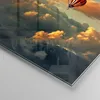 Bilder auf glas - Wolken Ballon Flug - 60x60cm - Glasbilder Produktbild-Vorschau 5