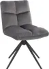 HOME DELUXE - Esszimmerstuhl NODA 4er Set - Farbe: Hellgrau Produktbild-Vorschau 4