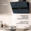 Klarstein WiFusion Hotte Aspirante - 60 cm, 680 m³/h, CEE Voir les images du produit 3