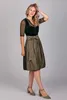 Edelnice Midi Dirndl Livia Samt Grün 40 Produktbild-Vorschau 10